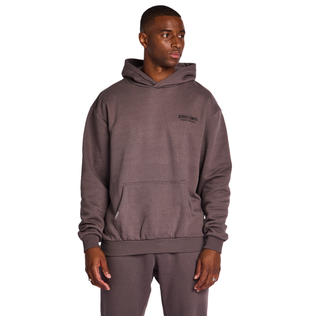 Street Cartel Russo Men Hoodies - Grey - Size XS