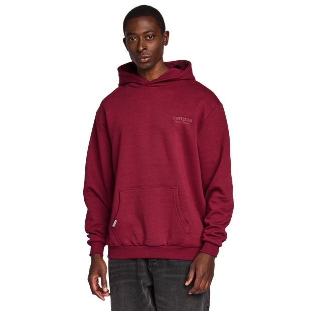 Street Cartel Russo Men Hoodies - Red - Size L