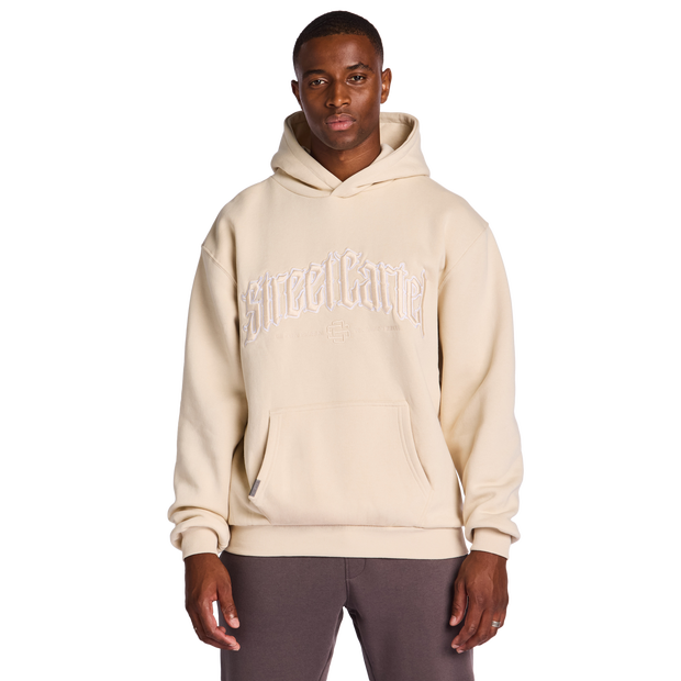 Street Cartel Trillo Uomo - Felpe con cappuccio Bianco - Taglia XS - Pile di cotone