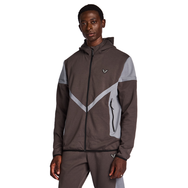 Okami Exploration Hoodies Heren - Grijs - Maat S - Poly Fleece