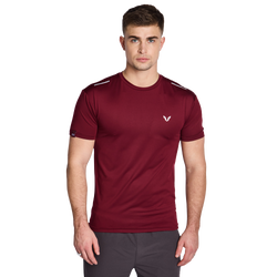Heren T-Shirts - Okami Brockton - Burgundy-Burgundy