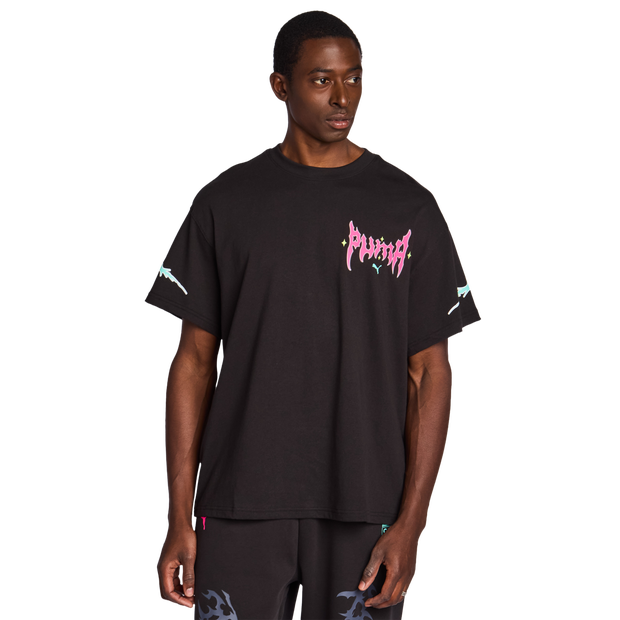 Puma Rick & Morty Uomo - Magliette Nero - Taglia XS