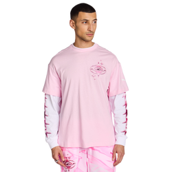 Homme T-Shirts - Puma Lafrance - Pale Pink-White