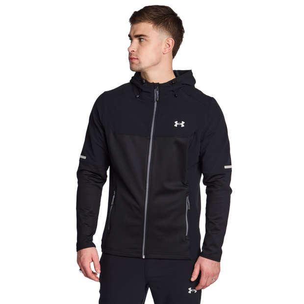 Under Armour Utility Winterized Men Track Tops - Black - Size XS - Poly Woven