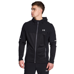 Men Track Tops - Under Armour Utility Winterized - Black-White