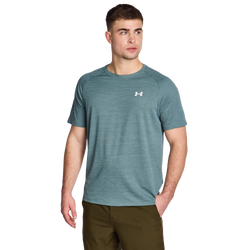 Men T-Shirts - Under Armour Tech - Jasper Blue-White