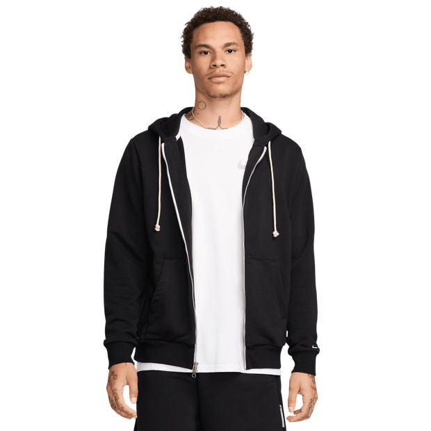 Nike Standard Issue Uomo - Felpe con cappuccio Nero - Taglia L - Pile di cotone