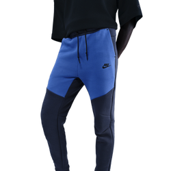 Men Pants - Nike Tech Fleece - Thunder Blue-Comet Blue-Black