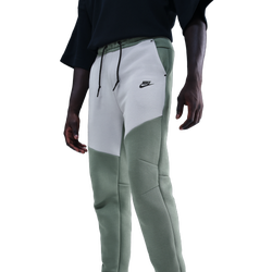 Homme Pantalons - Nike Tech Fleece - Clay Green-Lt Smoke Grey-Black