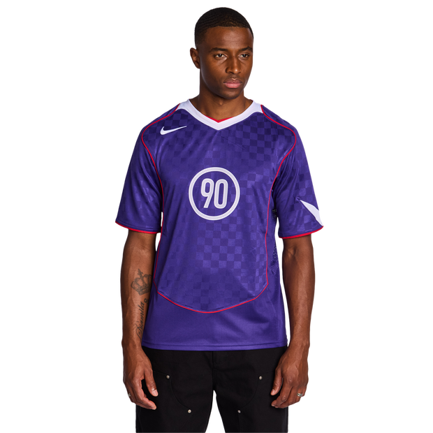 Nike T90 Uomo - Magliette Viola - Taglia S - Poly Jersey
