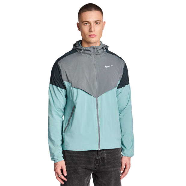 Nike Impossibly Light Windrunner Men Jackets - Grey - Size S - Poly Woven