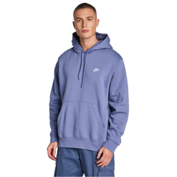 Heren Hoodies - Nike Club - World Indigo-World Indigo-Whi