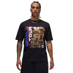 Men T-Shirts - Jordan World Tour - Black-Black