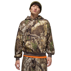 Men Hoodies - Jordan Brooklyn - Medium Olive-Sail