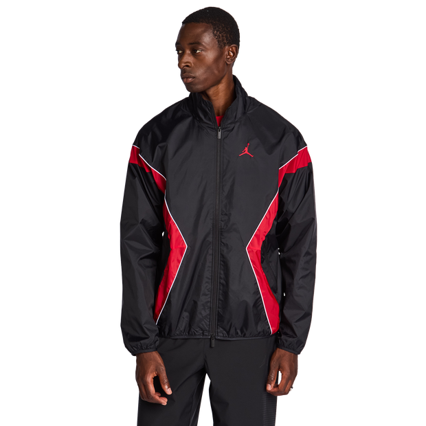 Jordan Brooklyn Uomo - Giacche Nero - Taglia L - Poly Woven