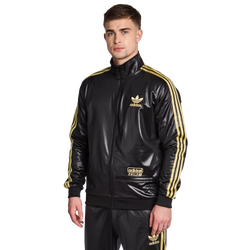 Men Track Tops - adidas Chile 62 OG Track Top - Black-Gold-Black