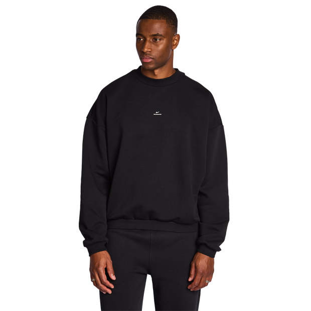 Nike Standard Issue Sweatshirts Heren - Zwart - Maat S - Katoen Fleece
