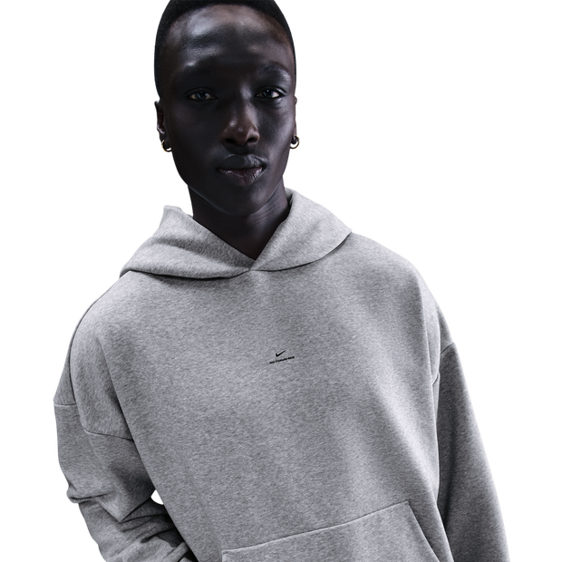 Nike Standard Issue Hoodies Heren - Grijs - Maat S - Katoen Fleece