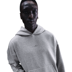 Men Hoodies - Nike Standard Issue - Dk Grey Heather-Black