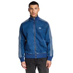 Herren Track Tops - adidas Firebird Denim - Medium Vintage Denim-Medium Vintage Denim