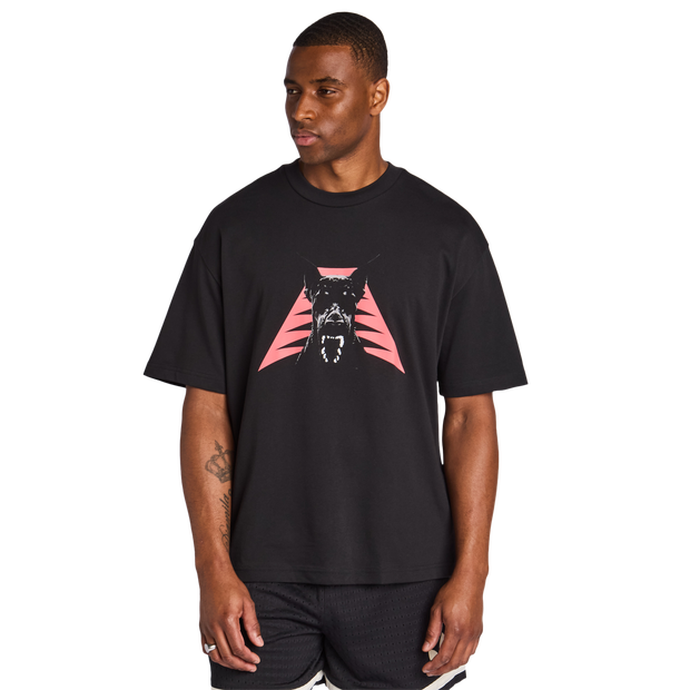 Adidas Anthony Edwards Men T-Shirts - Black - Size XS - Cotton Jersey