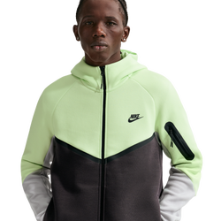 Heren Hoodies - Nike Tech Fleece - Lt Liquid Lime-Anthracite