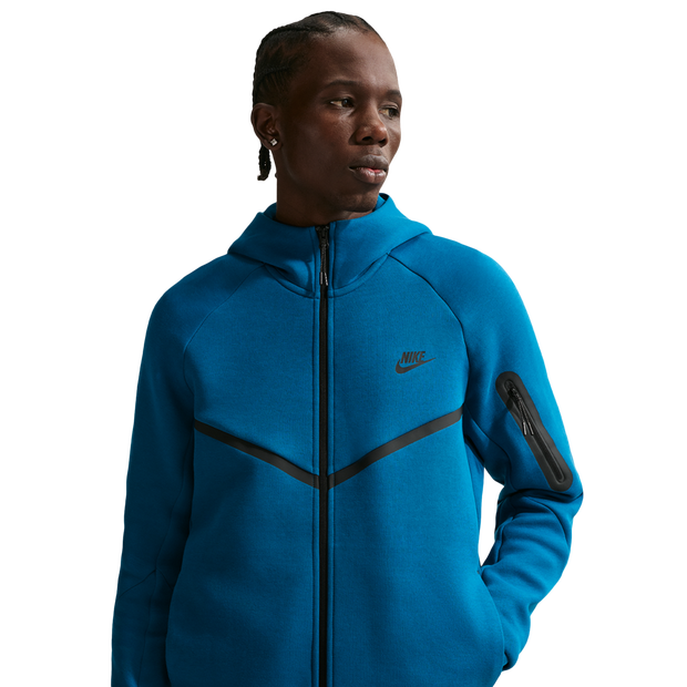Nike Tech Fleece Uomo - Felpe con cappuccio Blu - Taglia XL