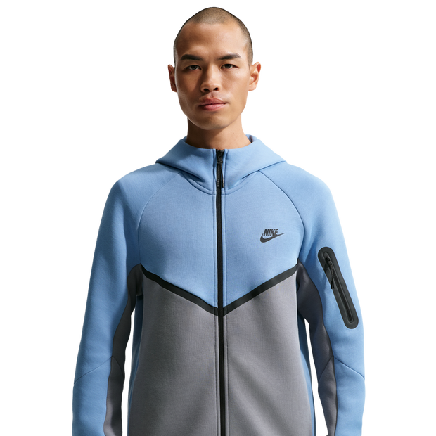 Nike Tech Fleece Uomo - Felpe con cappuccio Blu - Taglia S