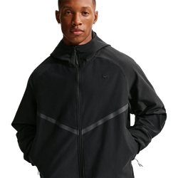 Men Hoodies - Nike Tech Shori - Black-Black