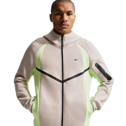 Heren Hoodies - Nike Tech Fleece Pro - Cream Ii-Lt Liquid Lime-Black
