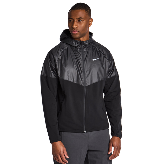 Nike Miler Homme - Vestes Zippees, Noir - Taille M - Poly Woven