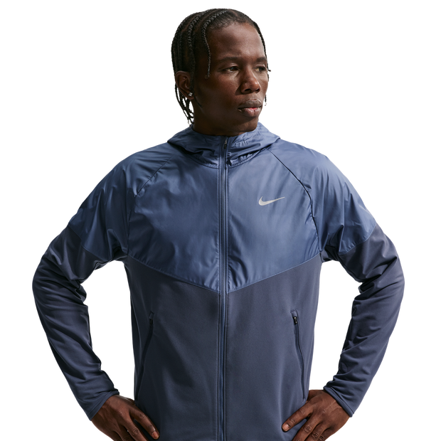 Nike Miler Uomo - Top da pista Blu - Taglia S - Poly Woven
