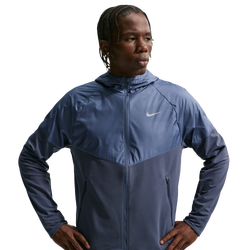 Men Track Tops - Nike Miler - Thunder Blue-Diffused Blue