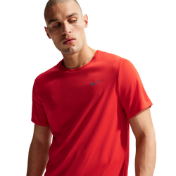 Herren T-Shirts - Nike Miler - Lt Crimson-Reflective Silv