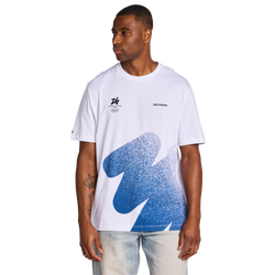 Uomo T-Shirts - Salomon Gold Graphic - White-Blue