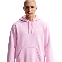 Heren Hoodies - Nike Club Fleece - Pink Foam-Pink Foam-White