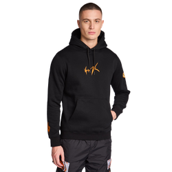 Men Hoodies - Vrunk Tangerine - Black-Tangerine Squeeze