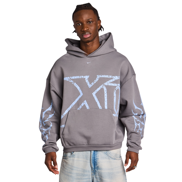 Nike JA Homme - Sweats à capuche, Gris - Taille M - Polaire de coton