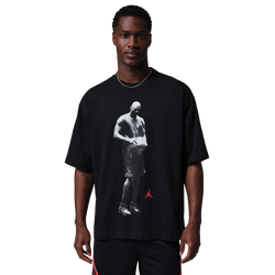 Men T-Shirts - Jordan Mj Sport - Black-Infrared 23
