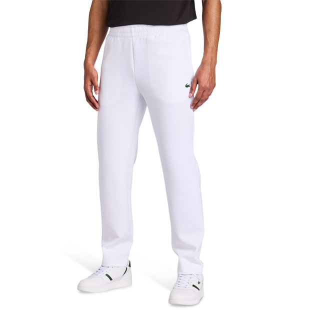 Lacoste Interlock Homme - Pantalons, Blanc - Taille S - Poly Fleece
