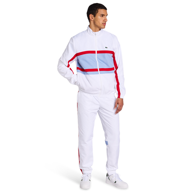 Lacoste Diamond Weave Uomo - Tute da ginnastica Bianco - Taglia XS