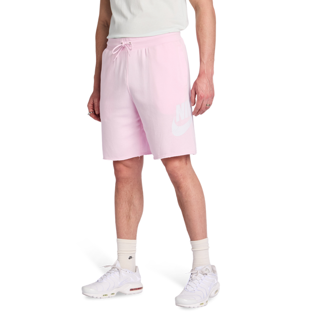Nike Club Alumni Uomo - Pantaloncini Rosa - Taglia L - French Terry di cotone