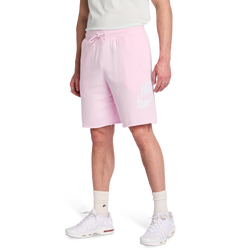Herren Shorts - Nike Club Alumni - Pink Foam-Pink Foam-White