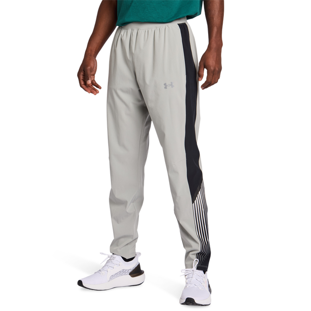 Under Armour Velocity Uomo - Pantaloni Grigio - Taglia XL - Poly Woven