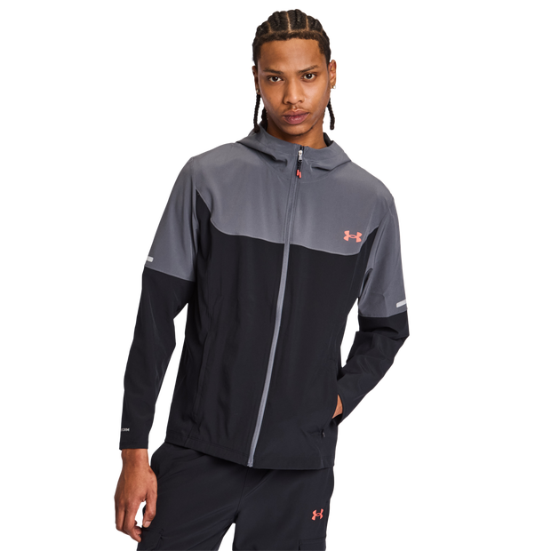 Under Armour Utility Men Track Tops - Black - Size S - Poly Woven