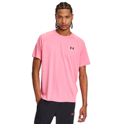 Hombre T-Shirts - Under Armour Tech - Prime Pink-Prime Pink-Black