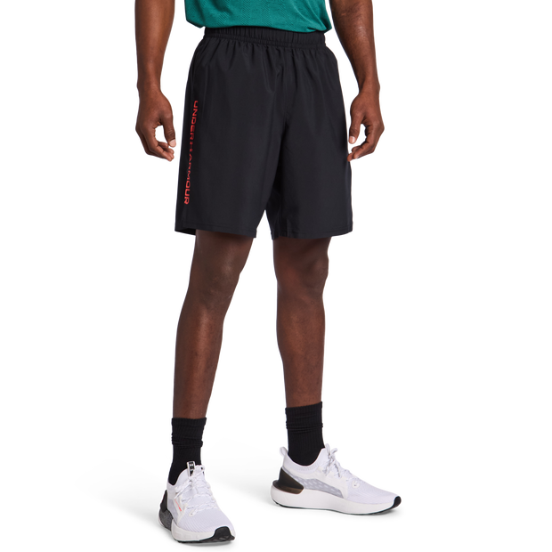 Under Armour Wordmark Logo Uomo - Pantaloncini Nero - Taglia XS - Poly Woven