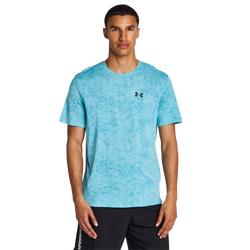 Heren T-Shirts - Under Armour Tech - Blue Haze-Blue Haze-Black