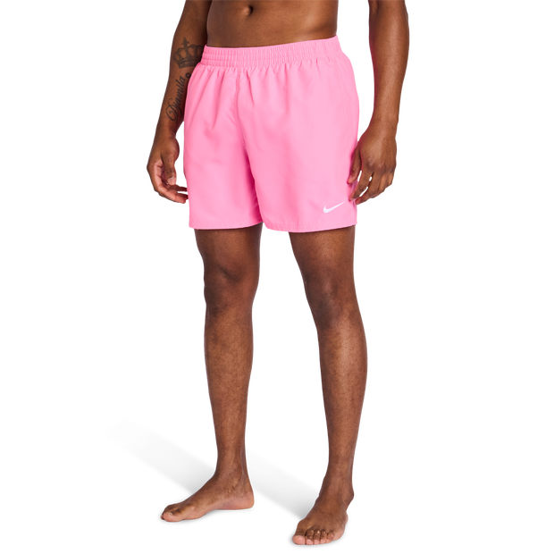 Nike 5 Inch Swim Shorts Uomo - Pantaloncini Rosa - Taglia L - Poly Mesh