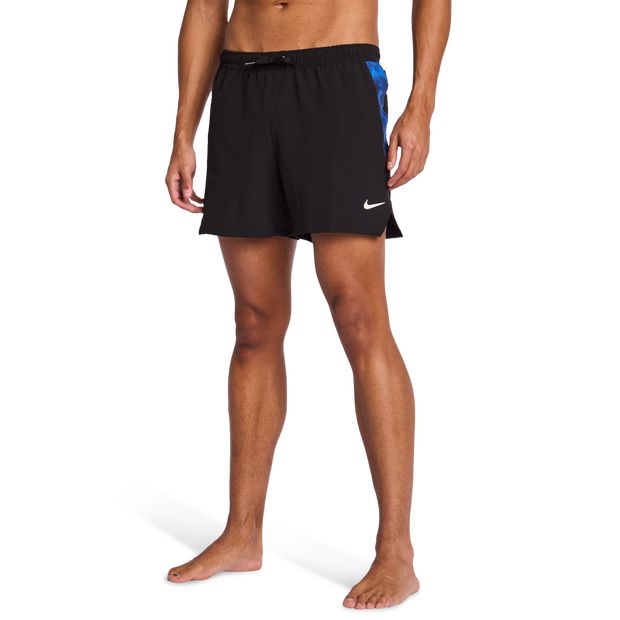 Nike 5 Inch Swim Shorts Print Uomo - Pantaloncini Blu - Taglia M - Poly Mesh